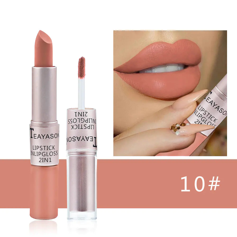Double-ended Non-stick Matte Lip Stick