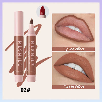Waterproof Lip Liner and Multifunctional Lipstick