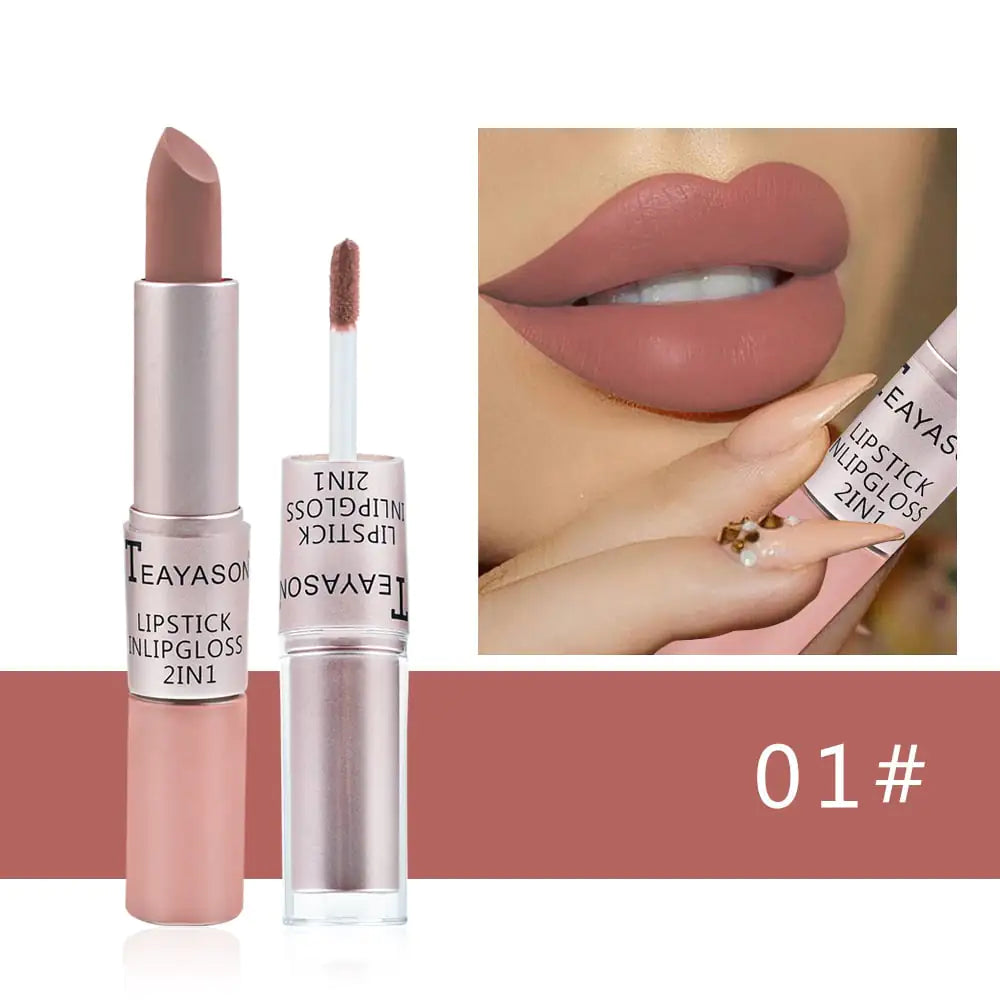 Double-ended Non-stick Matte Lip Stick